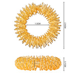 12 Pieces Spiky Sensory Finger Rings, Spiky Finger Ring/Acupressure Ring Set for Teens, Adults, Silent Stress Reducer and Massag