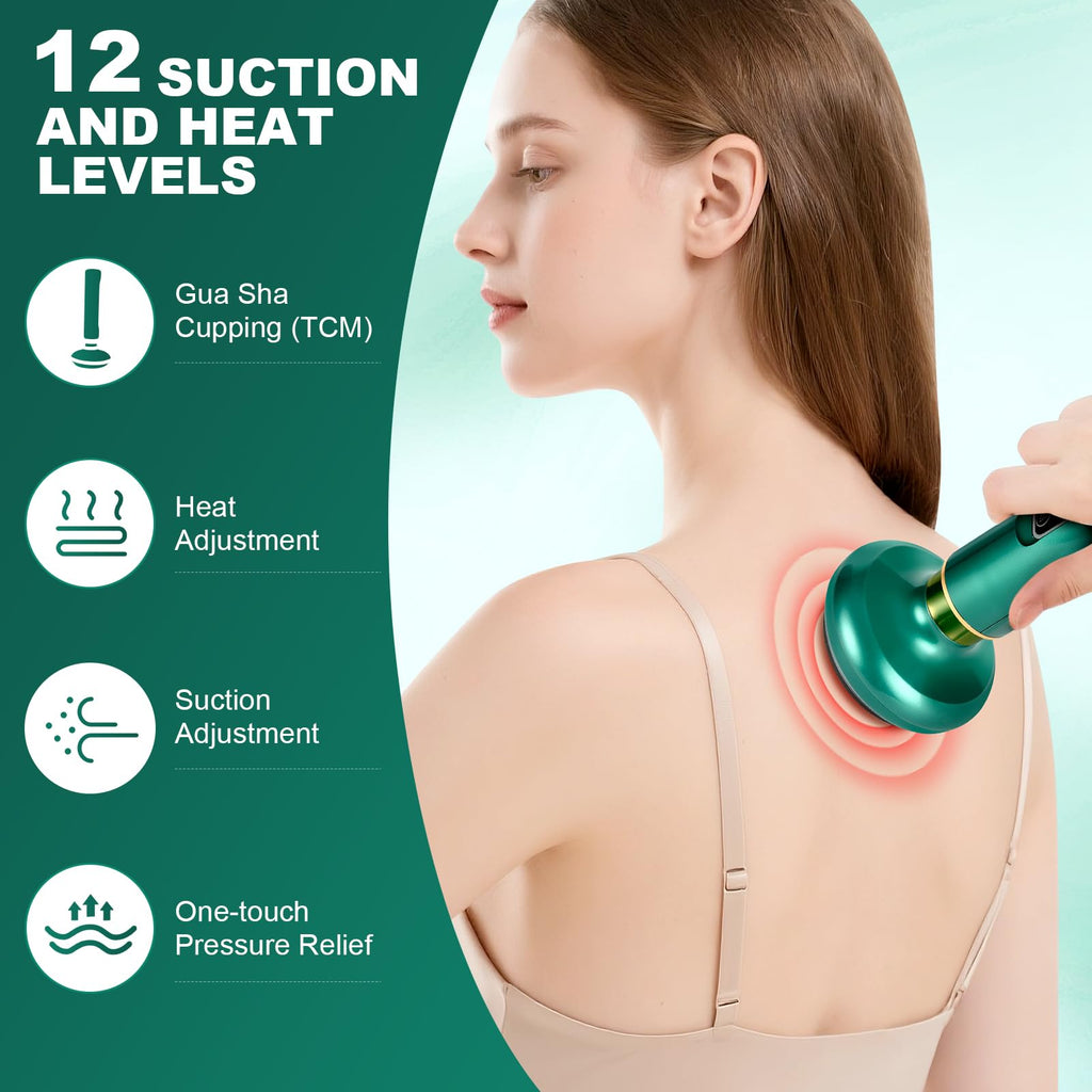 LOTPICK Anti Cellulite Massage Tool, Electric Cellulite Remover for Legs, Cellulites Massager with 12 Suction Modes, Cupping Mac