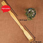 BZG 2 Pack Back Scratcher for Men and Women,Wooden,Bamboo Back Scratcher(16.5 inch) (YELLOW01)