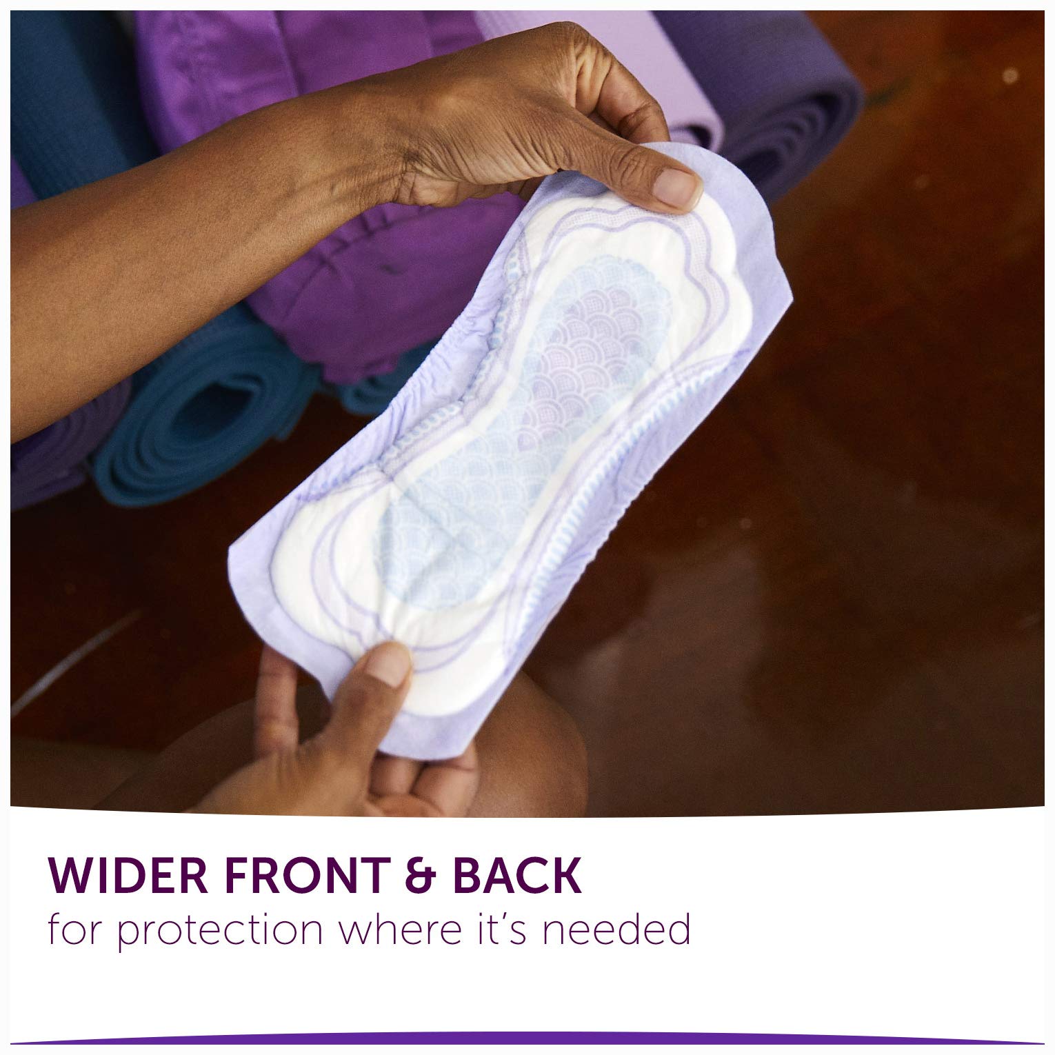 Poise Daily Incontinence Panty Liners, Very Light Absorbency, Regular, 288 Count (6 Packs of 48)