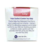 Generic Baby Chest Rub Playtex with Eucalyptus, Rosemary & Chamomile Aromatics Non-Medicated 2 oz (Pack of 2), White