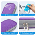 YOUSHARES Insulin Cooler Travel Case - Diabetes Care Insulated Organizer Portable Cooling Bag for Insulin Pen and Medication Dia
