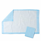 Medline Light Absorbency 23 x 36 Quilted Fluff Disposable Underpads, 150 Per Case, Great for Protecting Beds, Furniture, Surface