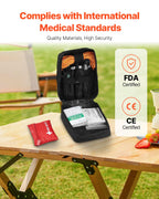 VEVOR Survival First Aid Kit, 250 Pieces, 600D Nylon Trauma First Aid Bag, Survival Gear and Equipment, Emergency Kits, for Men