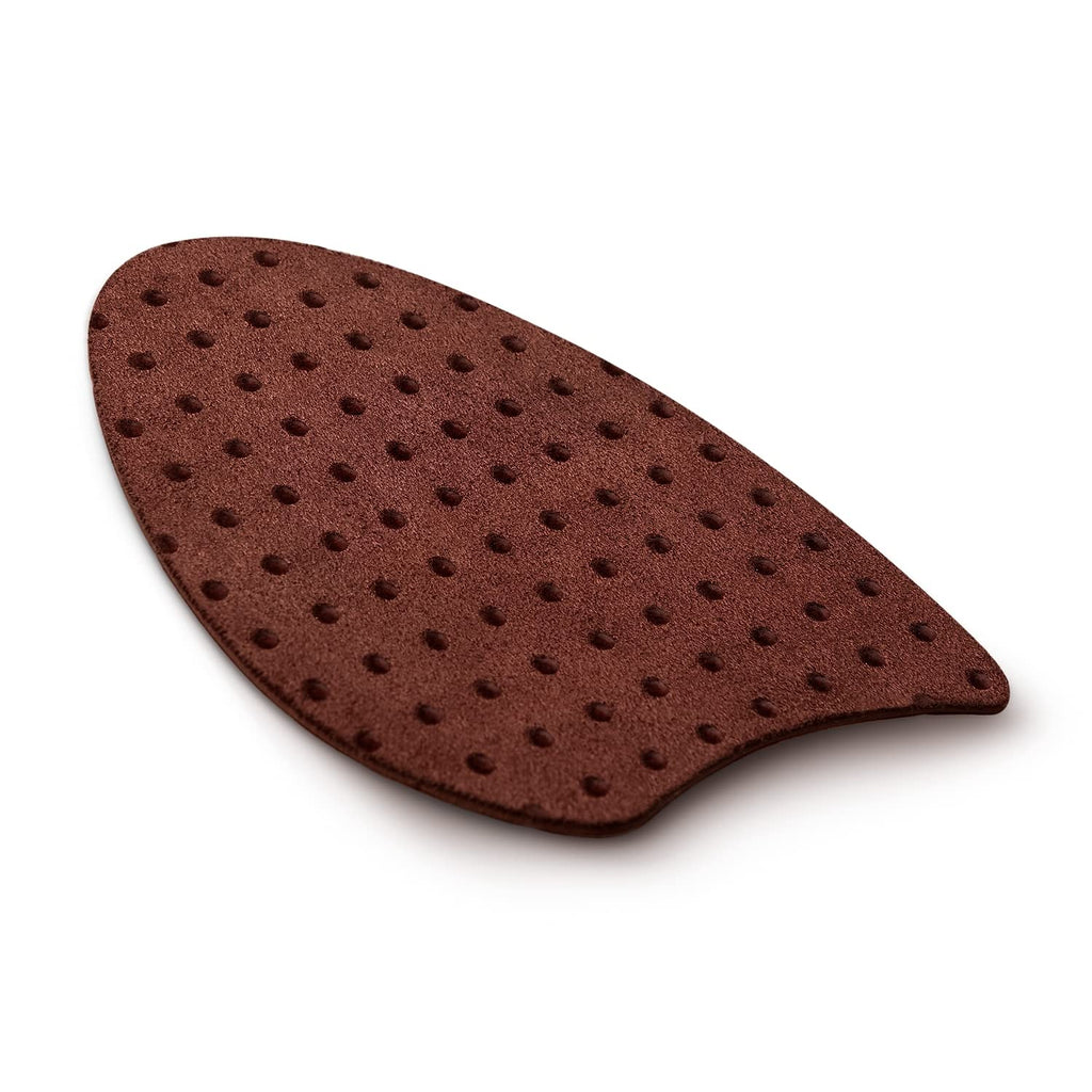 FLEXZENSE Anti-Sliding Pads Closed Toe | Supportive Cushioning and Reduce Foot Slip | 1 Pair (Saddle Brown)