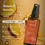 Orange Room, Linen & Pillow Spray by Aromafume | 100ml/3.38 fl oz | with Pure Orange Essential Oil | Aromatherapy Spray | Mist f