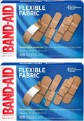 Band-Aid Brand Flexible Fabric Adhesive Bandages for Comfortable Flexible Protection & Wound Care of Minor Cuts, Scrapes, Wounds