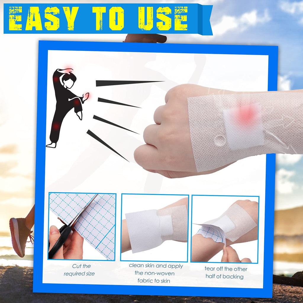 Nuanchu Non-Woven Cover Roll Stretch Tape Non-Woven Adhesive Bandages Breathable Bandage Tape Cohesive Wrap Bandages Protective