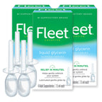 Fleet Laxatives, Liquid Glycerin Suppositories for Adult Constipation Relief, 7.5 mL Bottles, 4 Count, 3 Pack