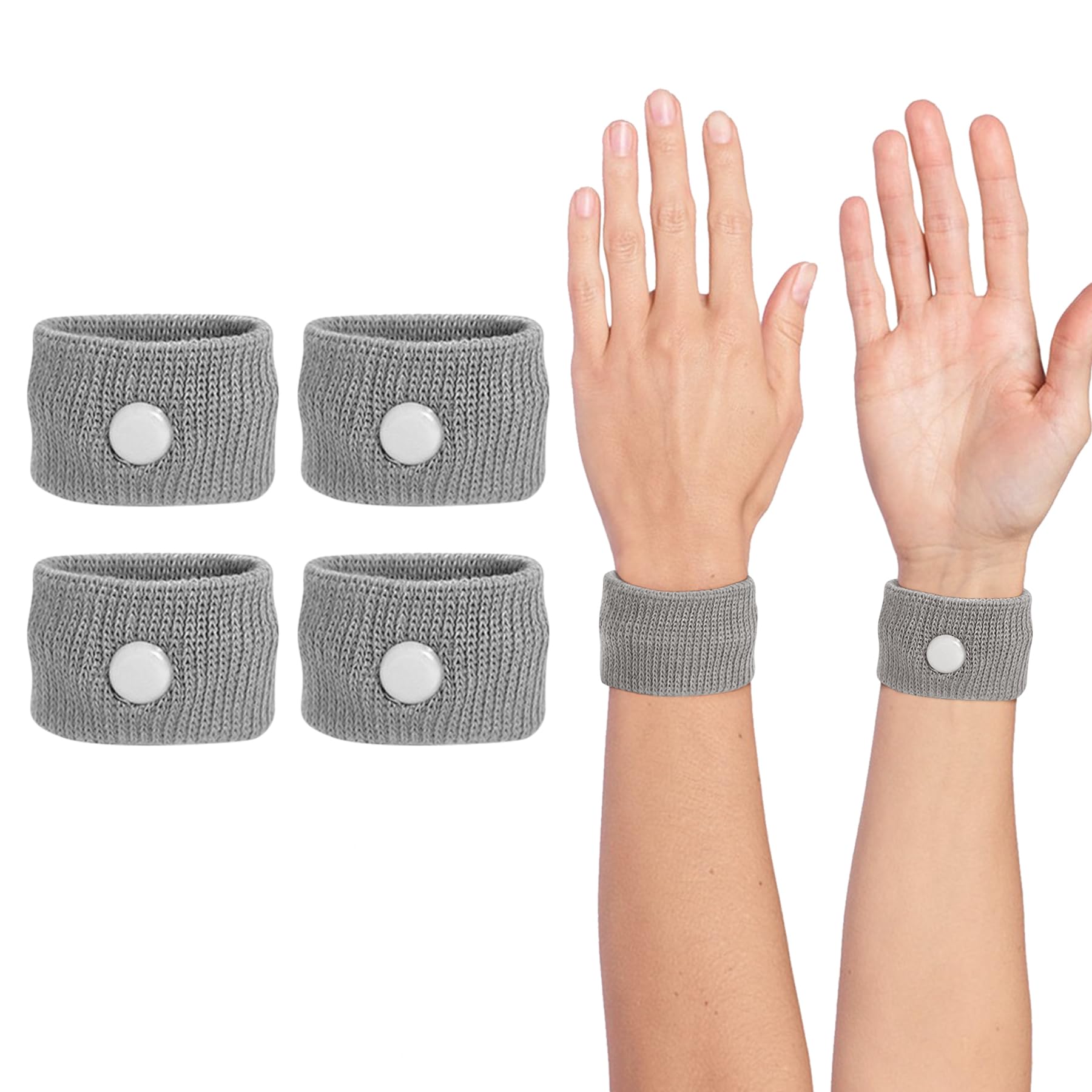 COMFYTHERA Motion Sickness Wristband, Anti-Nausea Acupressure Wrist Band for Nausea Relief, Dizziness and Vomiting from Car Sea 