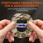 Omnipod 5 Adhesive Patches - Omnipod 5 Overpatches Waterproof with Strap Pre-Cut Sweatproof Omnipod Sensor Tape (Camo, 20pcs)