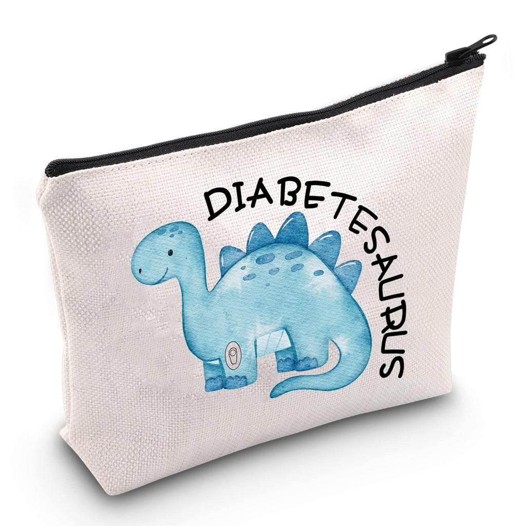 JXGZSO Funny Diabetic Bag Gift Diabetesaurus Diabetic Dinosouar Bag Diabetes Diabetic Supply Case (Diabetesaurus BAG)