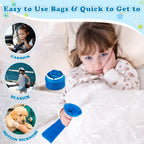 Valchoose 25 Pack Kids Throw up Bags 800ml, Hospital Graded Puke Bags for Car Kids, Motion Sickness Bags No Leak, Useful Perfect