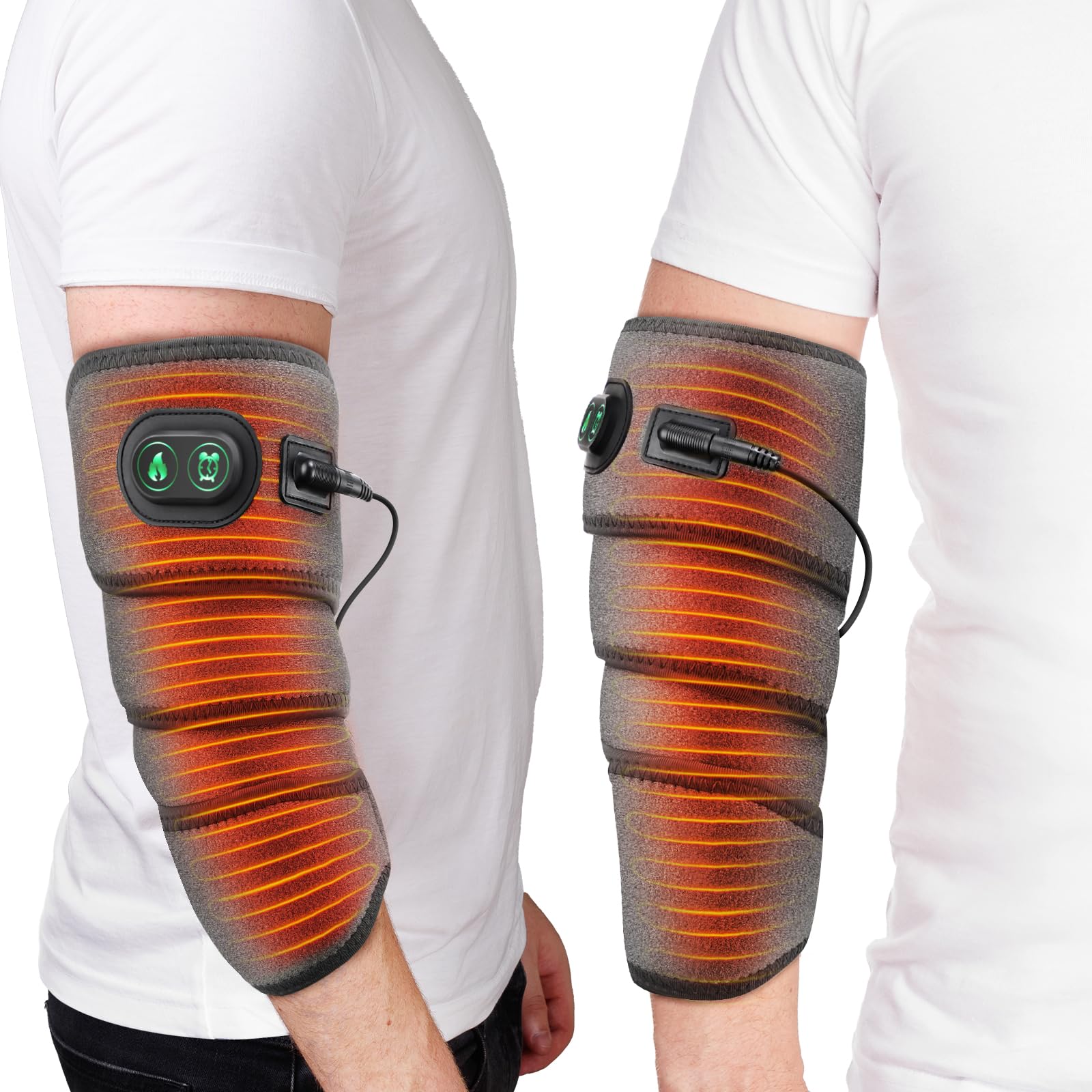 GVMSOR Heating Pad for Arm Elbow Knee Ankle Leg,Wrist Heating pad with 4 Heat Settings and 3 Timer Modes,Wrap Around Heating Pad