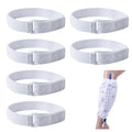 SorealGroup 6PCS Leg Bag Straps | Anti-Slip Silicone Strip & Adjustable Buckle | 40cm-70cm Elastic Fit | Standard 2.0cm Width Co