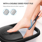 SPA4PIEDS 2025 Collapsible Foot Spa Bath with Massage Roller and Jets, Red Light, Pedicure Tool, Feet Soaking Tub for Stress Rel