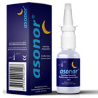 Asonor Snoring Nasal Spray - Fast Snore Stopper Drops for Better Sleep, Natural Breathing Relief - Helps Open The Throat & Air P