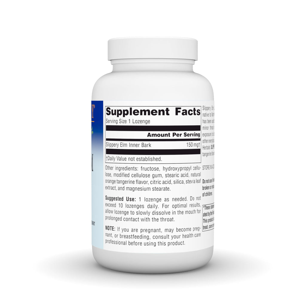 PLANETARY HERBALS Slippery Elm Lozenges, Tangerine, 200 Count
