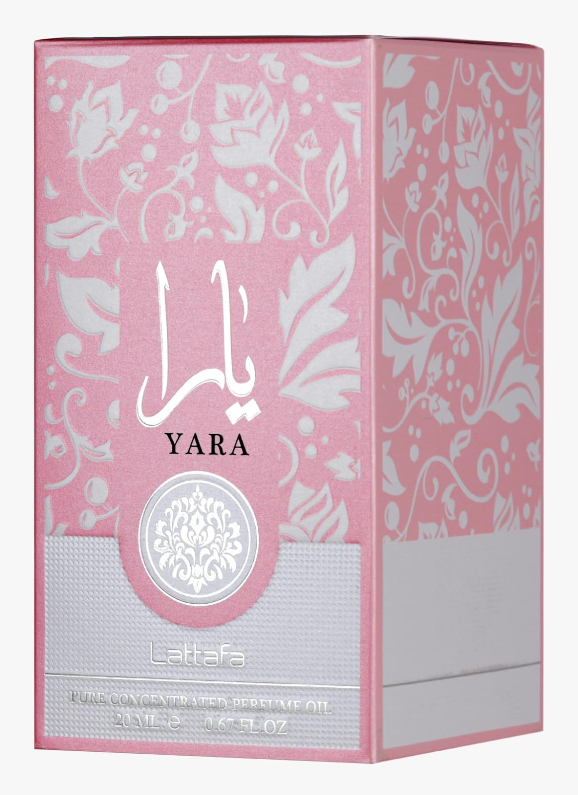 Lattafa Yara - Floral, Gourmand, Fruity, Musky - Pure Concentrated Perfume Oil Long-Lasting Fragrance for Women, 0.67 Ounce / 20