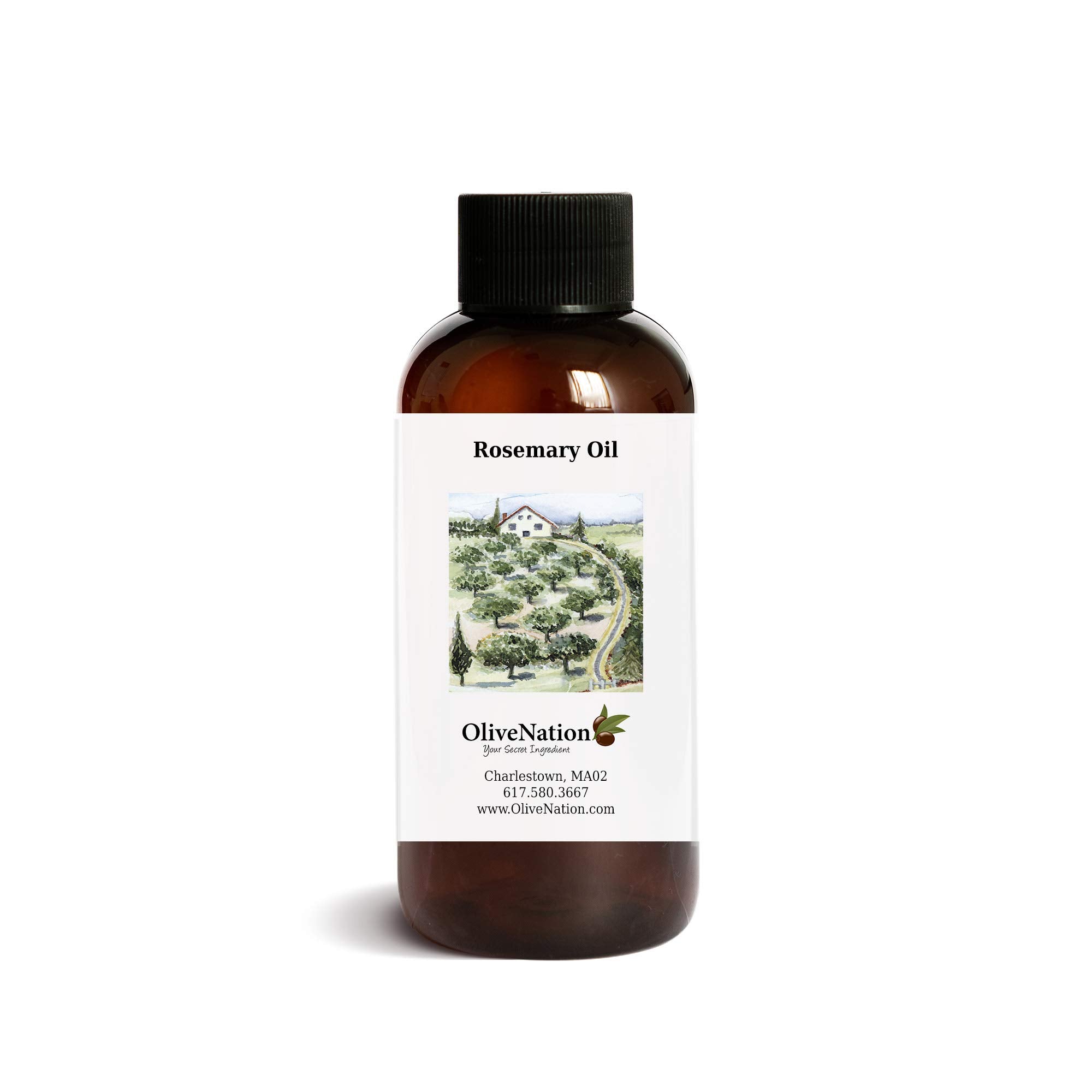 OliveNation Food Grade Rosemary Oil, Pure Essential Rosemary Oil for Cooking, Baking, Candy, All Natural Savory Flavoring - 2 fl