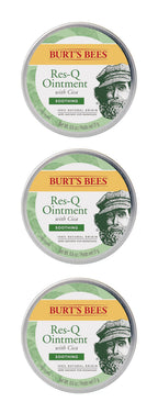 Burts Bees 100% Natural Multipurpose Res-Q Ointment, 0.6 Oz - Pack of 3 (Package May Vary)