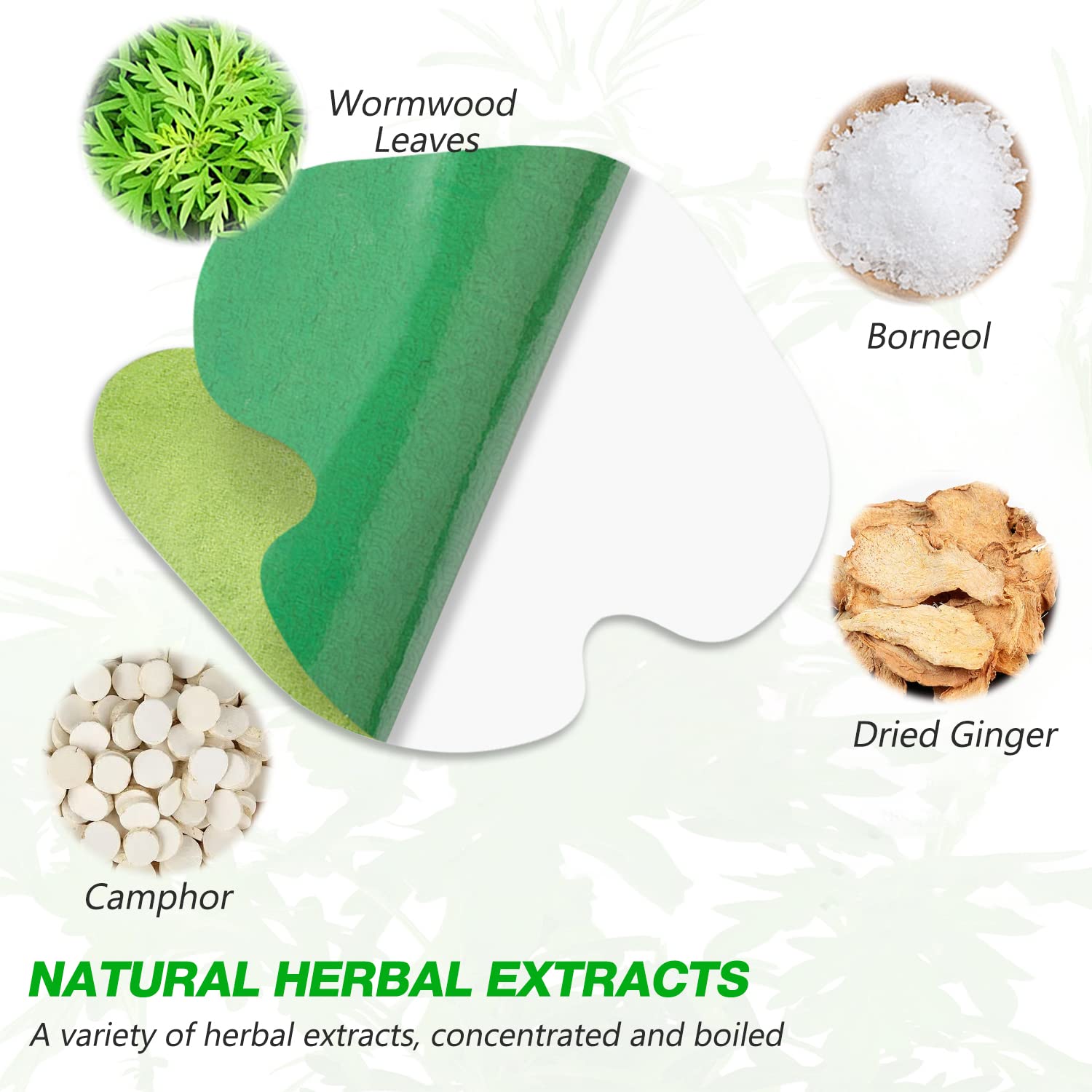 Natural Knee Patch, Long Lasting Relief of Joint Uncomfortable Wormwood Extract Sticker, Knee Patches (36)