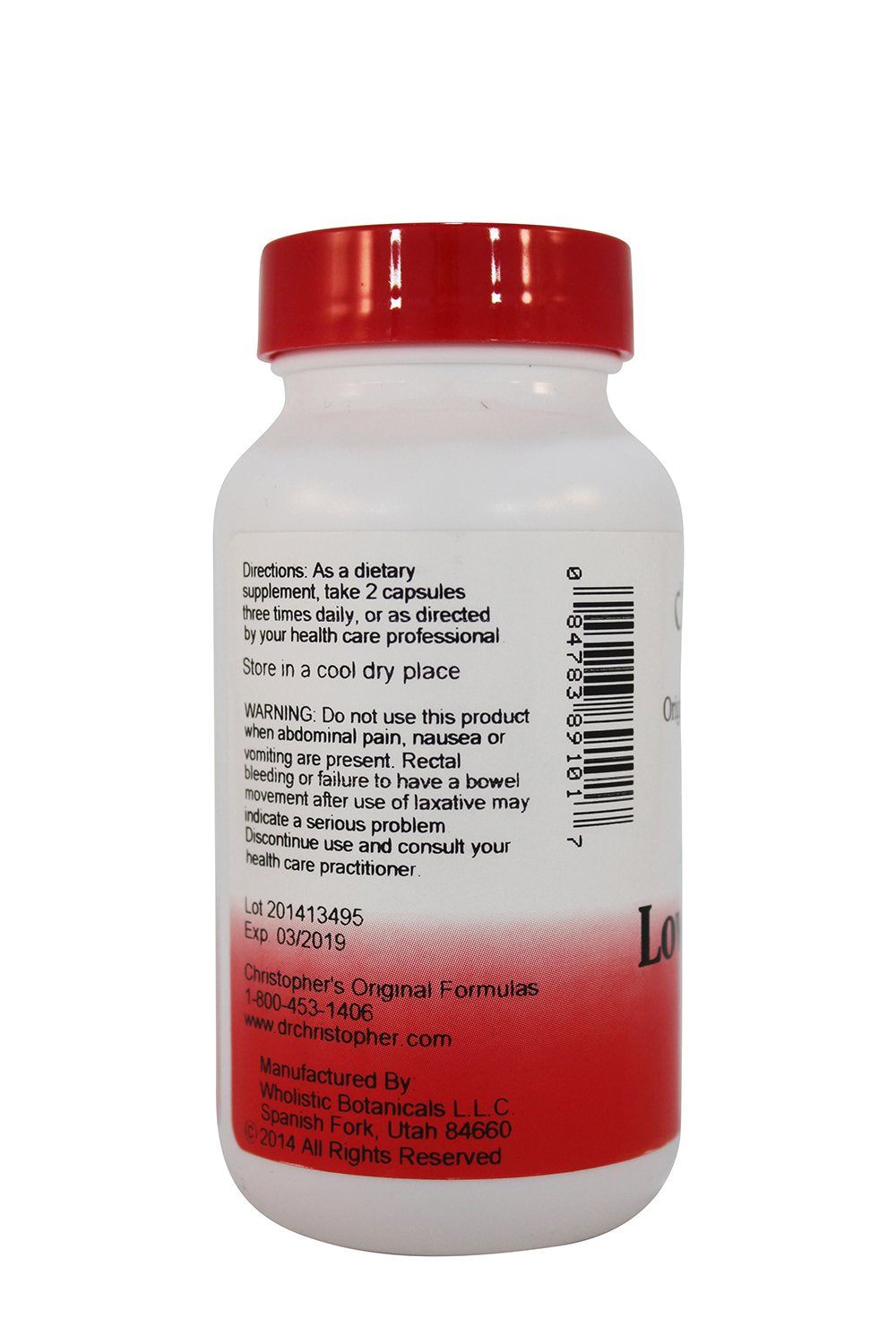 Dr. Christopher s: Lower Bowel Formula, 100 caps (6 pack)6