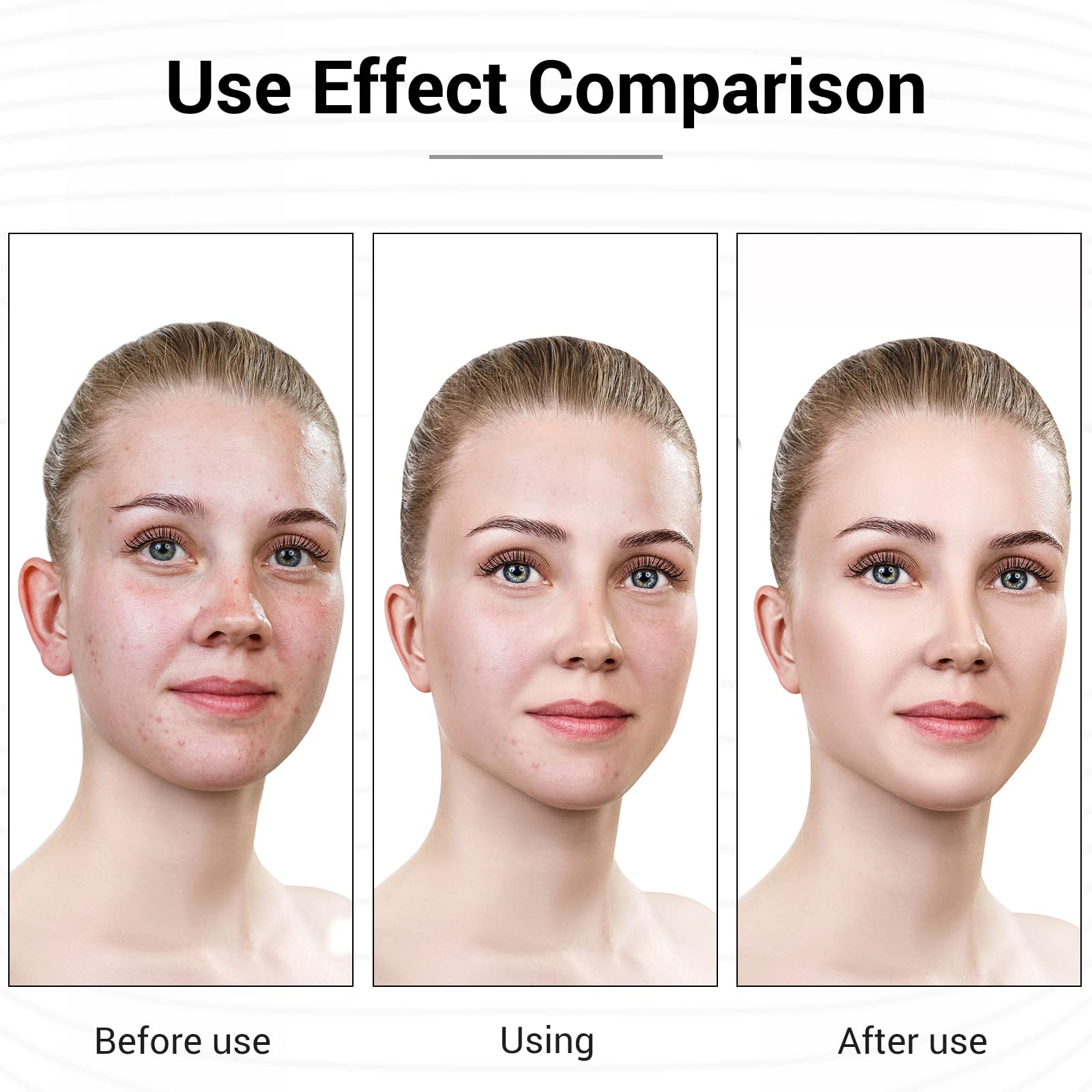 L E D Face Mask Light Therapy, 7 Colors L E D Light Therapy Mask, Red & Blue Light Therapy for Face, Light Mask for Skin Care, P