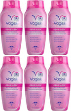 Vagisil Odor Block Daily Intimate Vaginal Wash 12 oz (Pack of 6)