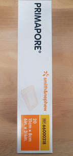 Smith & Nephew Adhesive Dressing Primapore 6 X 3 1/8 Polyester Rectangle Tan Sterile (#66000318, Sold Per Pack)