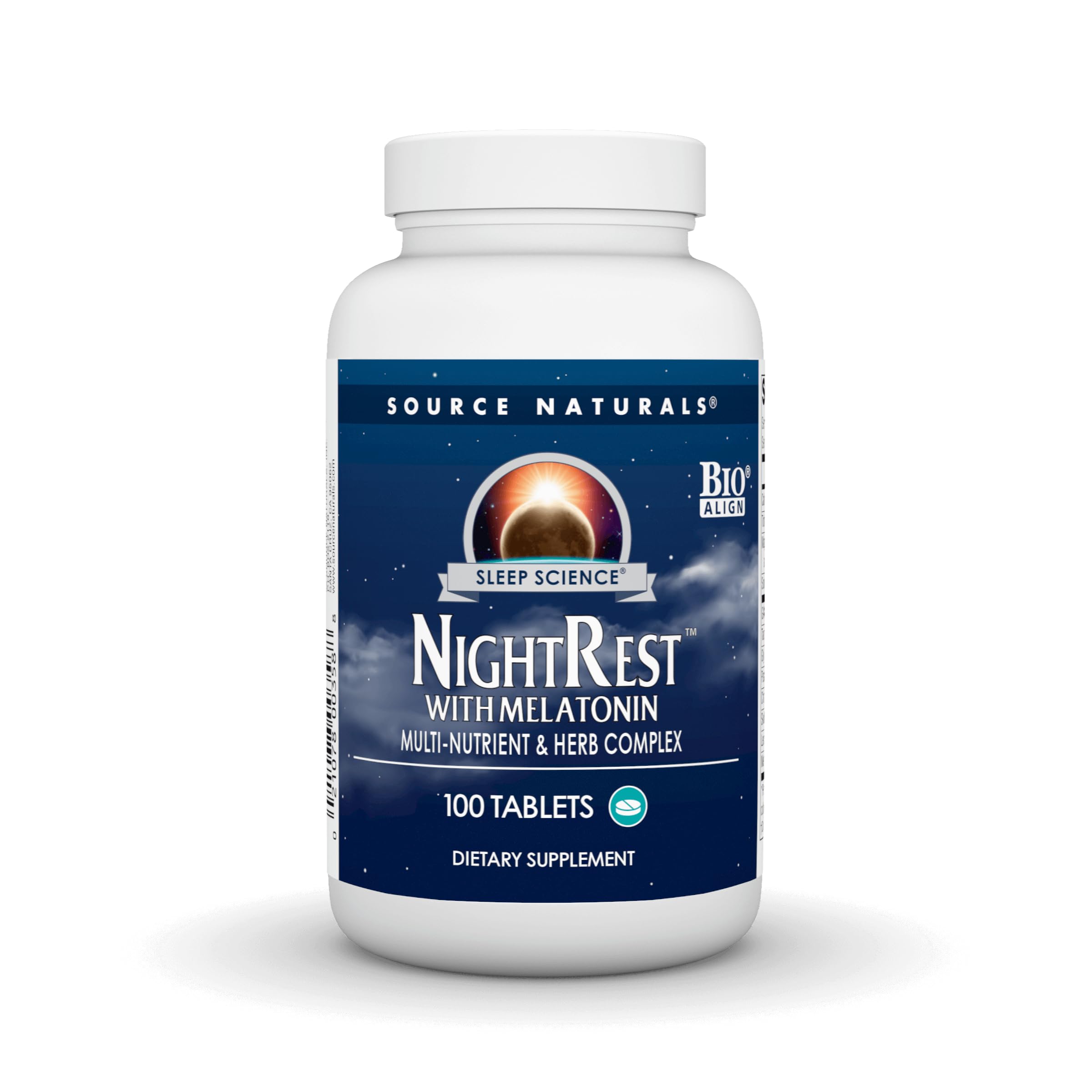 Source Naturals Sleep Science NightRest with Melatonin - BioAligned MultiNutrient & Herb Complex, for Rest & Relaxation Support*