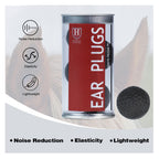 Harrison Howard EaseFit Equestrian Earplugs 3cm Horse Foam Ear Plugs Balls 4 PCS-Mars Black