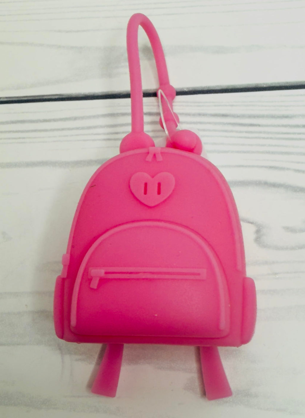 Bath and Body Works Pink Heart Backpack Pocketbac Hand Sanitzer Holder