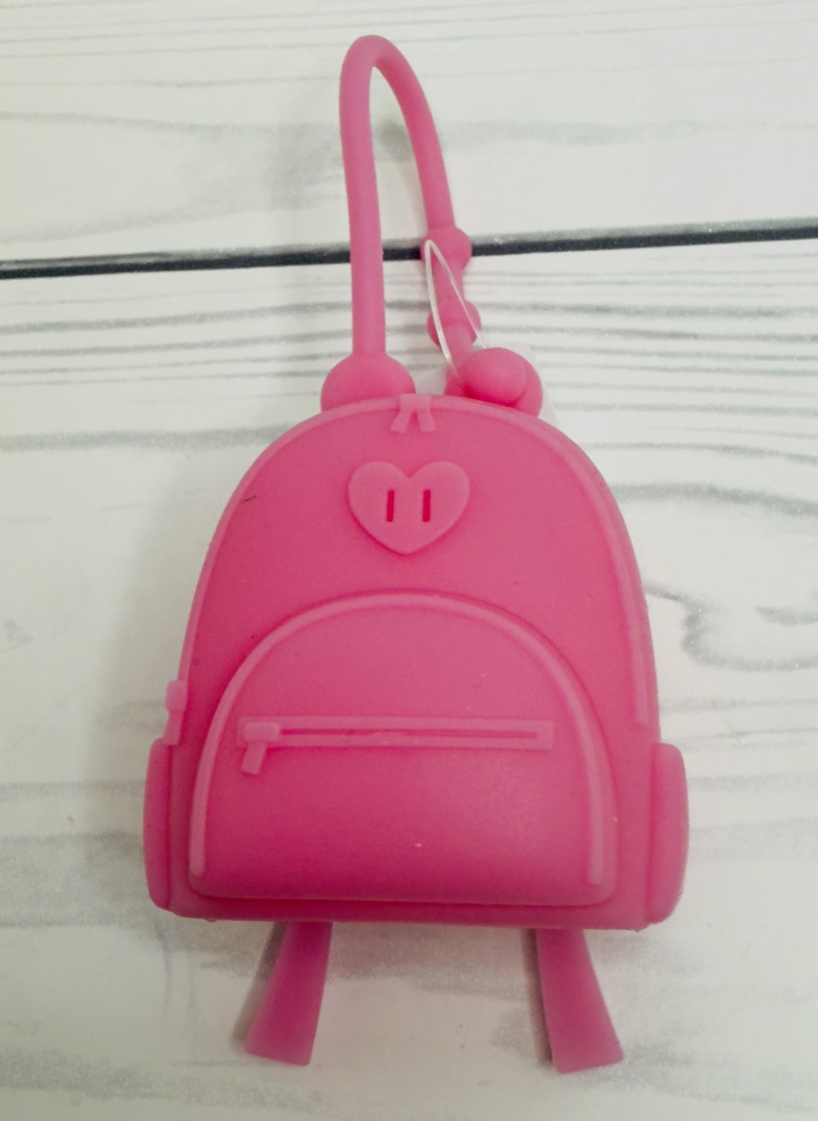 Bath and Body Works Pink Heart Backpack Pocketbac Hand Sanitzer Holder