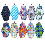 10Pieces 10Inch Reusable Washable Menstraul Pads Sanitary Pads