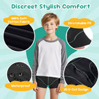 Carer Boys Incontinence Underwear Washable with Front Absorbent 70ML Breathable Cotton Absorbent Underwear for Kids 5 Pack Reusa