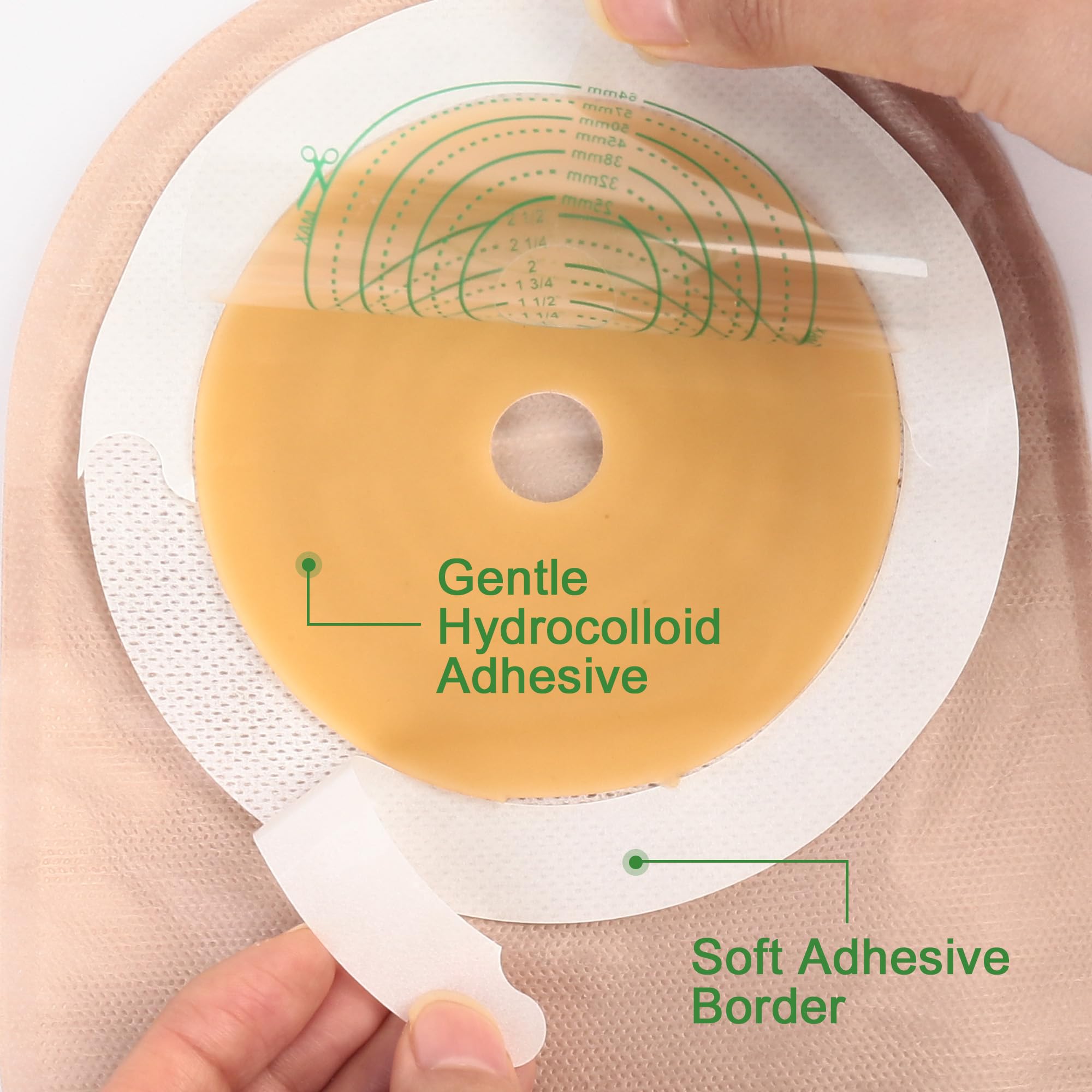 LotFancy Colostomy Bags, Pack of 20, Ostomy Supplies, One-Piece Drainable Pouches with Closure for Ileostomy Stoma Care, Cut-to-