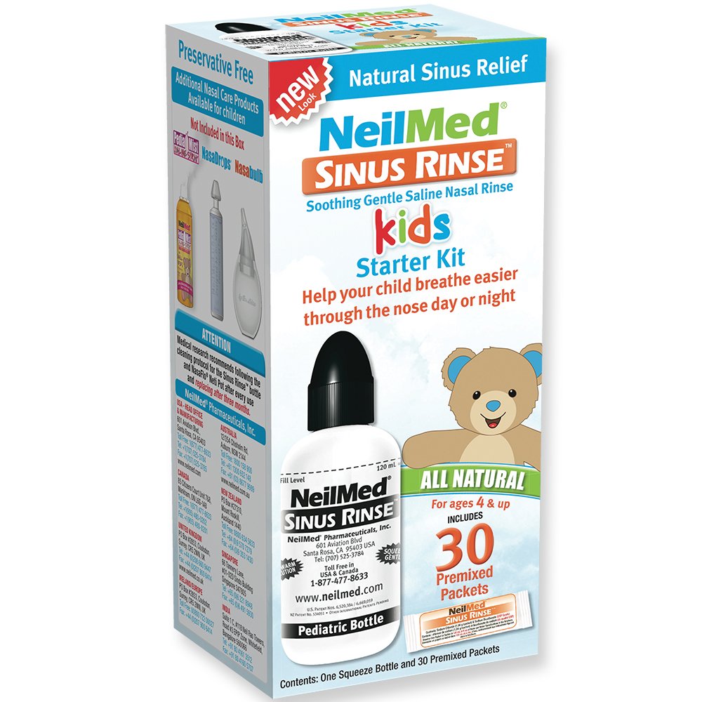 NeilMed Sinus Rinse Pediatric Starter Kit, 30 Count