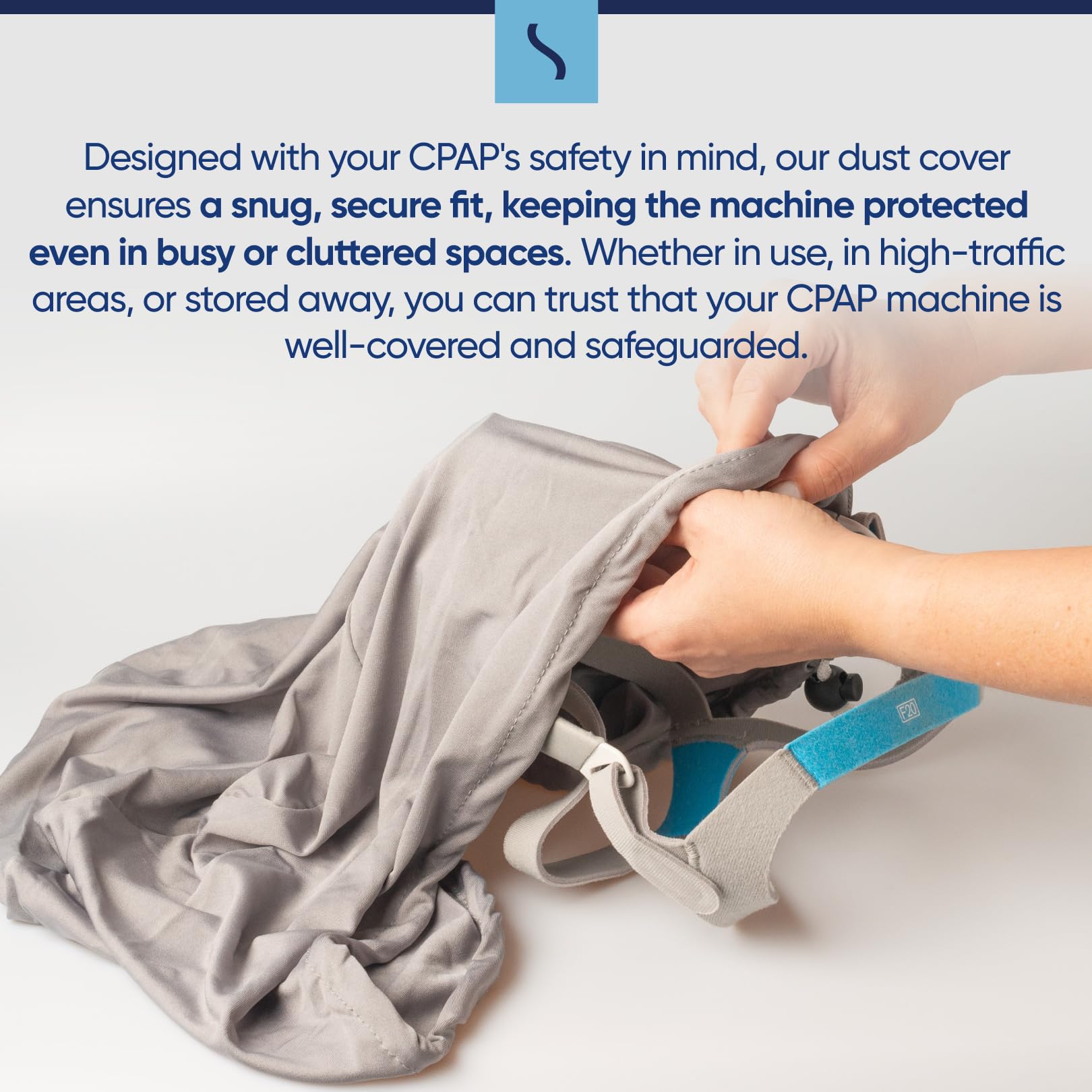 Snugell CPAP Dust Cover - Universal Fit Microfiber Protective Shield for Sleep Therapy Machines - Keeps CPAP Supplies Clean, Dus