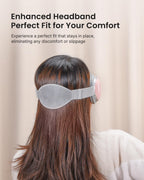 RENPHO Eyeris 1V - Voice Controlled Eye Massager for Migraines, Bluetooth Music Heated Eye Care Machine, Relax & Reduce Eye Stra