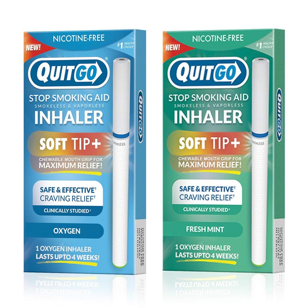 Stop Smoking Remedy, Smoke-Free Oxygen Inhaler, Chewable Mouth Grip to Help Curb Cravings, Quit Smoking Support, Satisfying Fidg