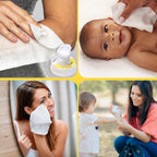 Hand Pop Lemon-Scented Wet Wipes – 10-Pack Travel Towelettes, Alcohol-Free Hydrating Skin Wipes, Eco-Friendly Refreshing Wipes for Gym, Purse, Pocket & Travel