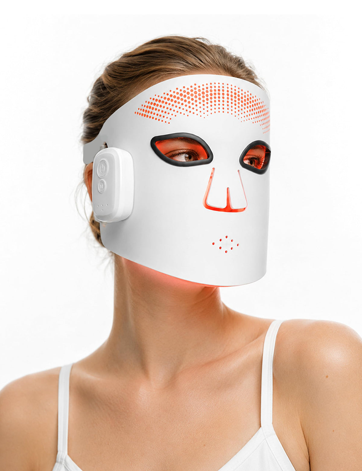 Red Light Therapy Mask for Face, Cordless LED Mask for Wrinkles & Acne
