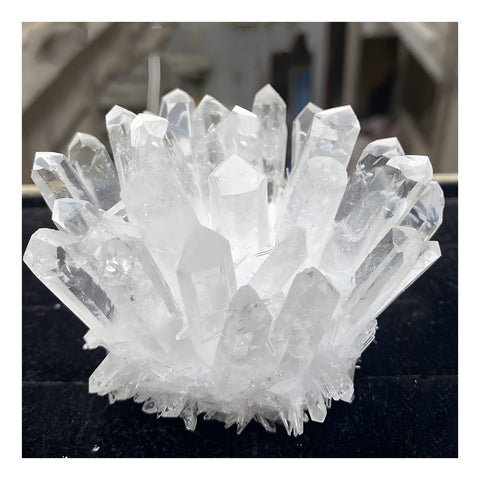 Crystal Cluster Quartz Crystals Crystals Stone White Crystal Cluster Crystal Columnar Crystal Gift Crystal Ornaments Healing Cry