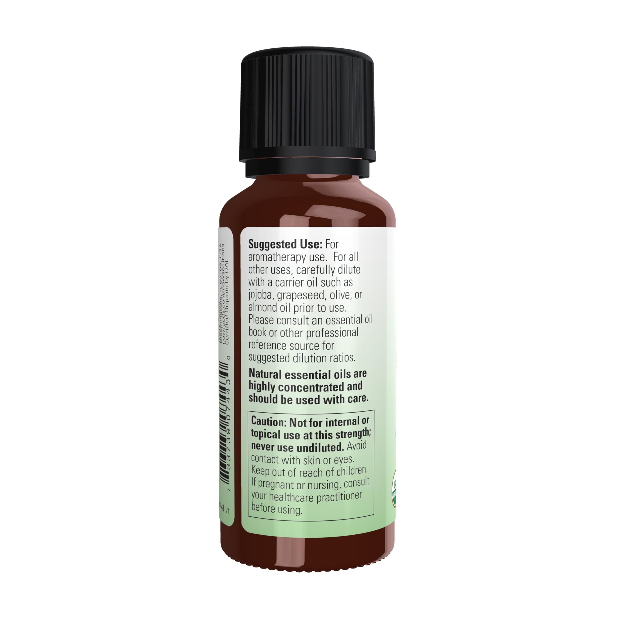 NOW Foods Essential Oils, Organic Oregano Oil, Comforting Aromatherapy Scent, Steam Distilled, 100% Pure, Vegan, Child Resistant