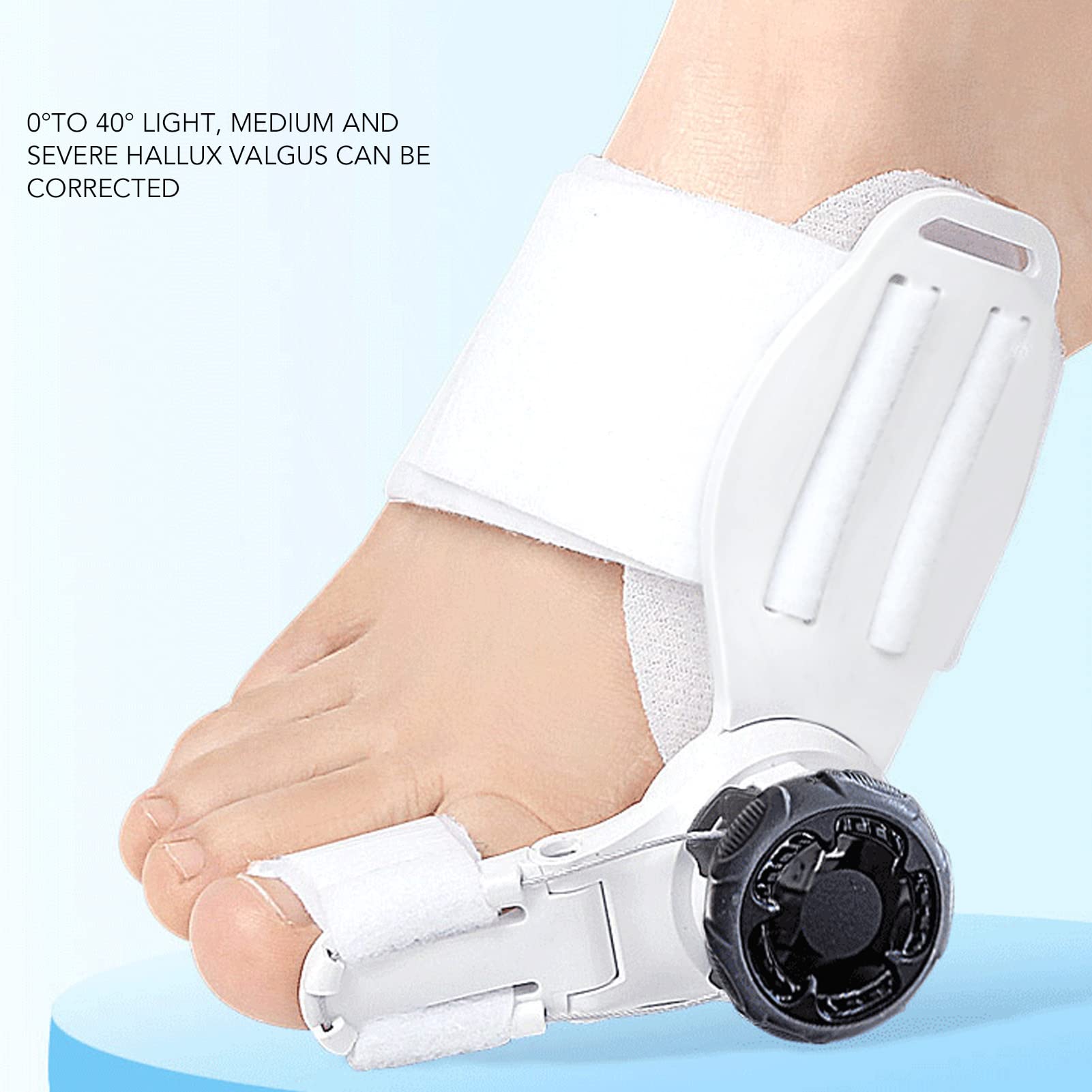 Yosoo Bunion Corrector Bunion Corrector Splint, Hallux Valgus Corrector Big Toe Brace Adjust Degrees Thicken Silicone Prevent Ov