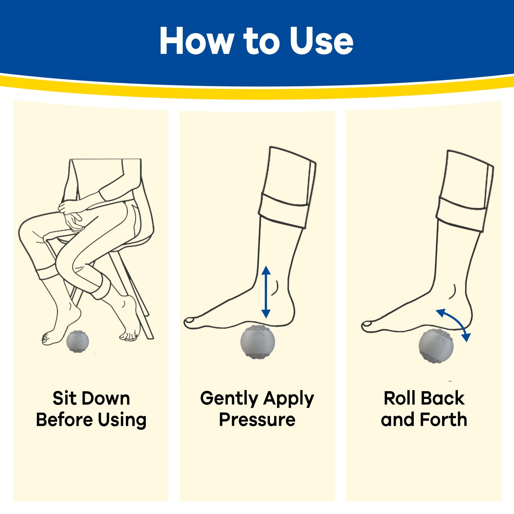 Dr. Scholls PLANTAR FASCIITIS Massage Ball, Hot & Cold Therapy
