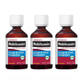 Robitussin Cough and Chest Congestion DM, Childrens Cough Medicine, Grape Flavor - 4 Fl Oz x 3