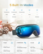 RENPHO Valentine's Day/Birthday Gifts for Women/Men, Eye Massager with Heat&Customized Gift Card, Heated Sleep Mask for Relax, S
