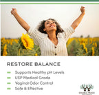 Boric Acid Suppositories (600mg Vaginal Suppository, 60 Count) Supports Vaginal pH Balance, Odor Control (USP Medical Grade Fine